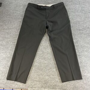 Joseph Abboud 36x30 REDA Super 110's Wool Dress Pants Men's Charcoal Flat Front